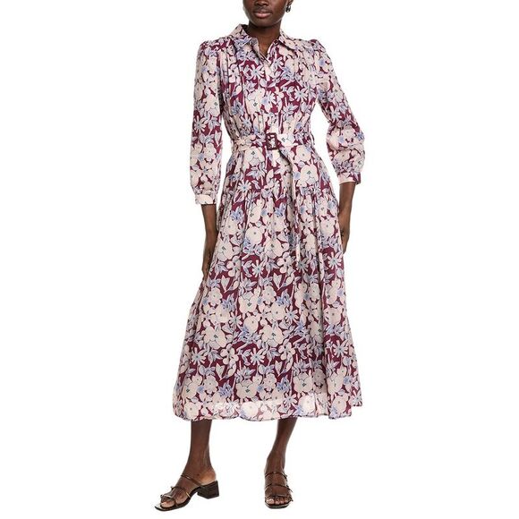 English Factory Dresses & Skirts - English Factory Womens  Printed Midi Dress, Red